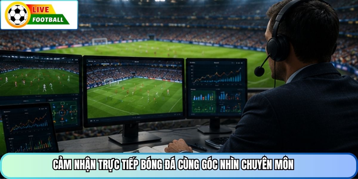 Cảm nhận trực tiếp bóng đá cùng góc nhìn chuyên môn