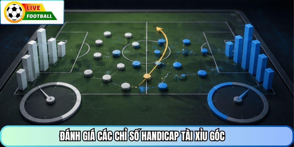 Đánh giá các chỉ số handicap tài xỉu góc