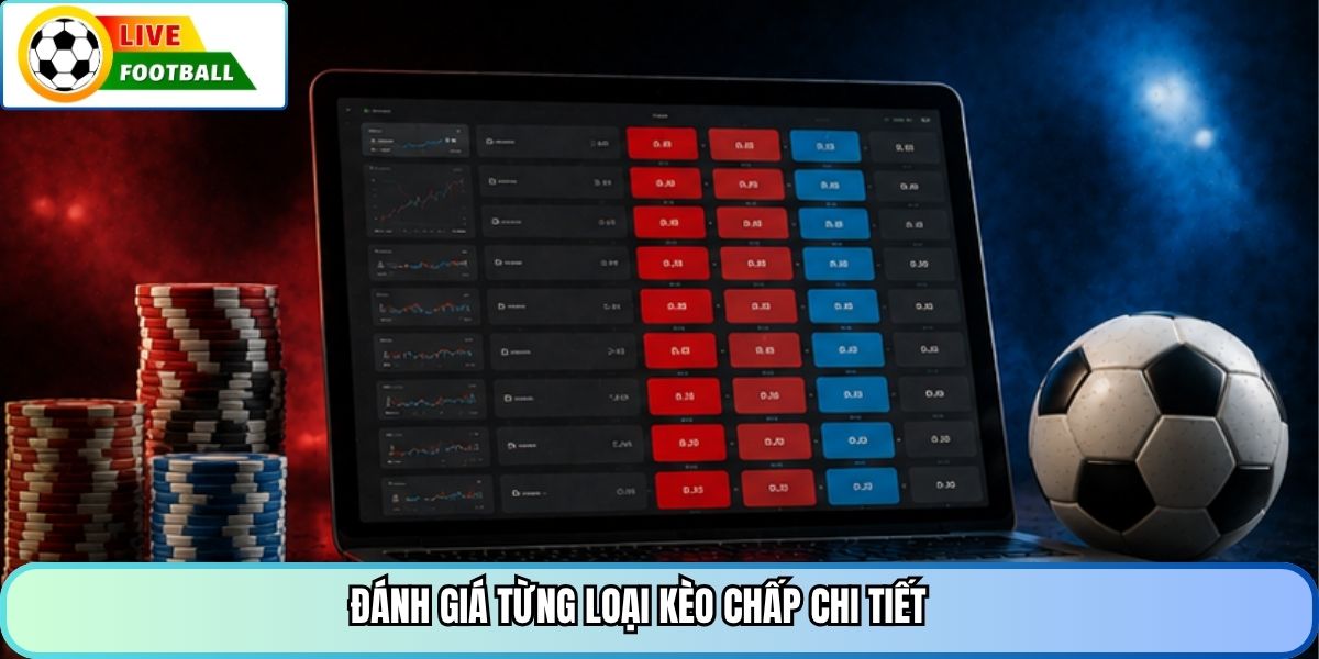 Đánh giá từng loại kèo chấp chi tiết
