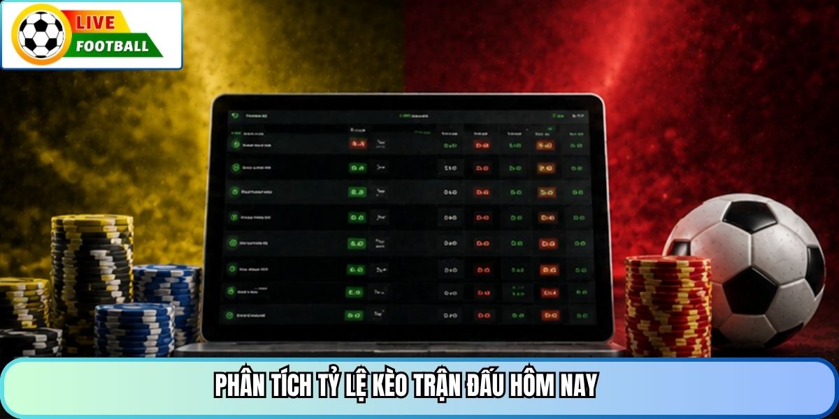 Phân tích tỷ lệ kèo trận đấu hôm nay