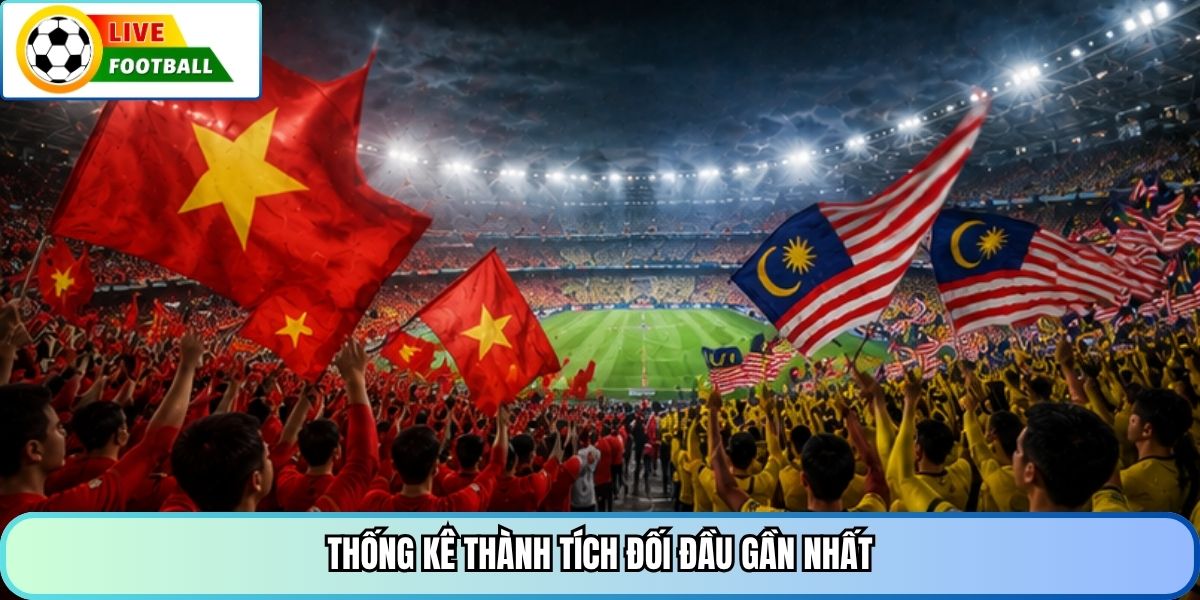 Thống kê thành tích đối đầu gần nhất